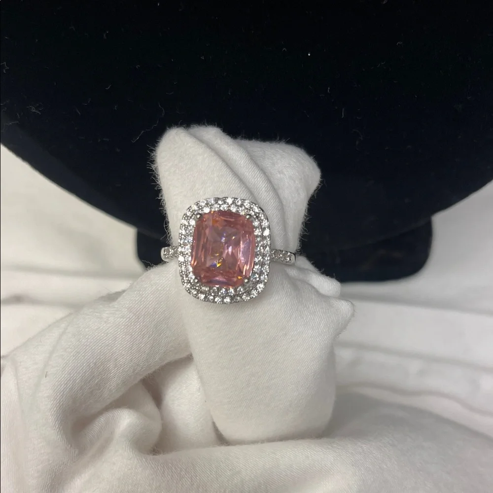 Ring NWOT Pink and Silver Size 10